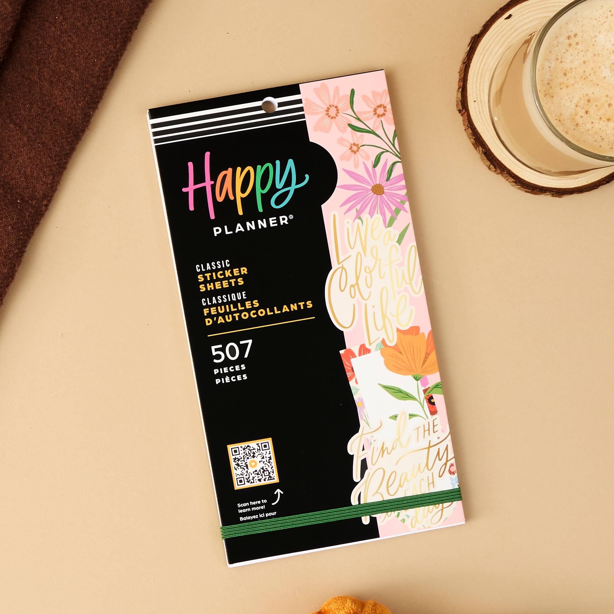 The Classic Happy Planner® Blooming Bouquet Sticker Book